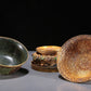 Precious Pair Of Jasper Gold-Mounted 'Scrolling Lotus' Bowls And Covers With Gilt-Silver Blueing 'Flower' Stands