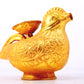 A pair of exquisite gilt bronze bird-shaped ewers