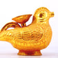 A pair of exquisite gilt bronze bird-shaped ewers