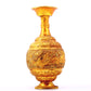 An exquisite gilt bronze vase with lotus and phoenix patterns wrapped around branches