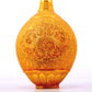 An exquisite gilt bronze vase with lotus and auspicious animal patterns