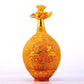 An exquisite gilt bronze vase with lotus and auspicious animal patterns