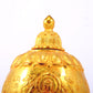 An exquisite gilt bronze jar with image of Gautama Buddha