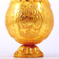 An exquisite gilt bronze jar with image of Gautama Buddha