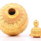 An exquisite gilt bronze jar with image of Gautama Buddha