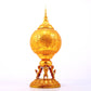 An exquisite gilt bronze Buddha image jar