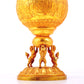 An exquisite gilt bronze Buddha image jar