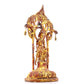 A serene gilt bronze statue of Bodhisattva