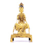 A serene gilt bronze statue of Bodhisattva