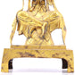 A serene gilt bronze statue of Bodhisattva