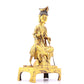 A serene gilt bronze statue of Bodhisattva