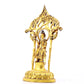 A serene gilt bronze statue of Bodhisattva