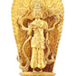 A serene gilt bronze statue of Bodhisattva