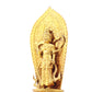 A serene gilt bronze statue of Bodhisattva