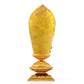 A serene gilt bronze statue of Bodhisattva