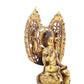 A serene gilt bronze statue of Bodhisattva