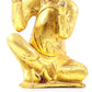 A serene gilt bronze figure