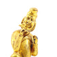 A serene gilt bronze figure