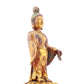 A serene gilt-bronze Tathagata statue