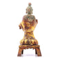 A serene gilt-bronze Tathagata statue