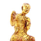 A serene gilt bronze Arhat statue