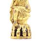 A serene gilt bronze statue of Gautama Buddha