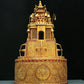 A Magnificent Gilt-Bronze Gem-Inlaid Altar With 'Weapons Of The Eight Immortals', Han And Man Inscriptions