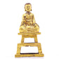 A serene gilt bronze figure