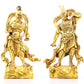 Two solemn gilt bronze Vajra statues,