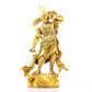 Two solemn gilt bronze Vajra statues,