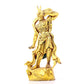 Two solemn gilt bronze Vajra statues,