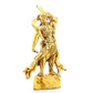 Two solemn gilt bronze Vajra statues,