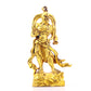 Two solemn gilt bronze Vajra statues,