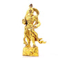 Two solemn gilt bronze Vajra statues,