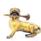 An exquisite gilt bronze animal ornament