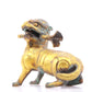 An exquisite gilt bronze animal ornament