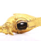 An exquisite gilt bronze animal ornament