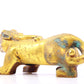 An exquisite gilt bronze animal ornament