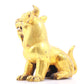 An exquisite gilt bronze animal ornament