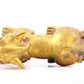 An exquisite gilt bronze animal ornament