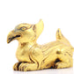 An exquisite gilt bronze animal ornament