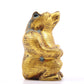 An exquisite gilt bronze bear ornament