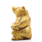 An exquisite gilt bronze bear ornament