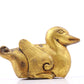 A pair of exquisite gilt bronze ducks