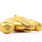 A pair of exquisite gilt bronze ducks