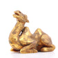 An exquisite gilt bronze camel ornament