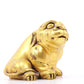 An exquisite gilt bronze animal ornament