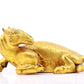 An exquisite gilt bronze animal ornament