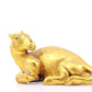 An exquisite gilt bronze animal ornament