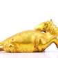 An exquisite gilt bronze animal ornament